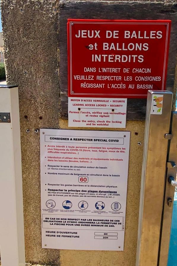 Appartement Proche Mer Avec Piscine Et Parking 플뢰리 외부 사진